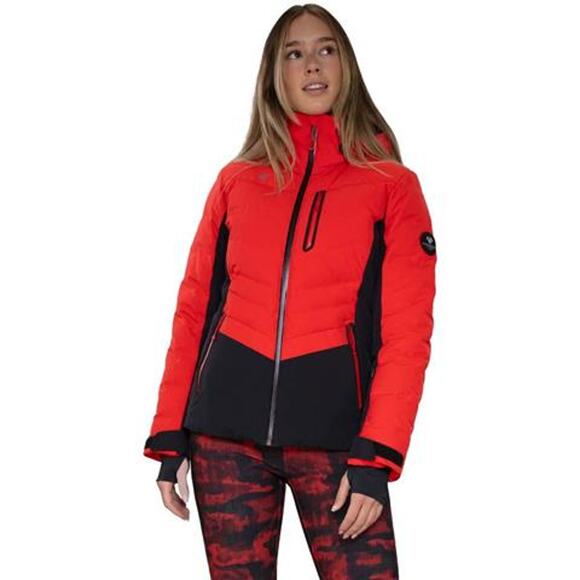 Obermeyer Cosima Down Insulated Jacket Red Women’s Size 2 – New - Picture 1 of 7